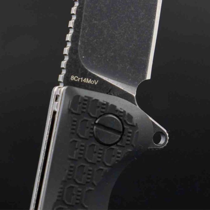 Couteau Daggerr Wocket Black Manche FRN Lame Acier 8Cr14MoV Black Linerlock Clip DGRWKFBKBW - Livraison Gratuite