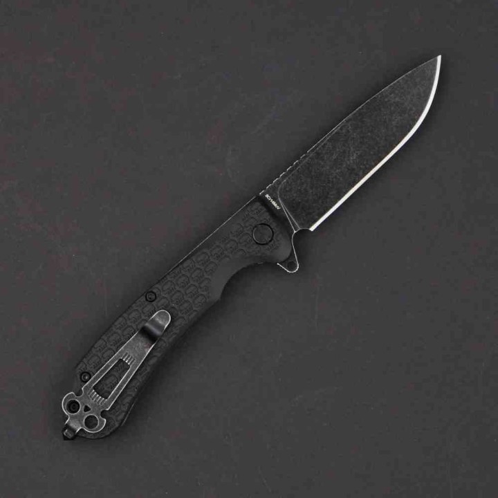 Couteau Daggerr Wocket Black Manche FRN Lame Acier 8Cr14MoV Black Linerlock Clip DGRWKFBKBW - Livraison Gratuite