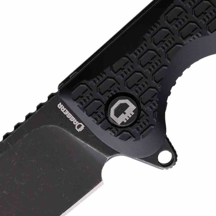 Couteau Daggerr Wocket Black Manche FRN Lame Acier 8Cr14MoV Black Linerlock Clip DGRWKFBKBW - Livraison Gratuite