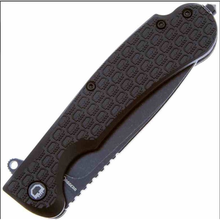 Couteau Daggerr Wocket Black Manche FRN Lame Acier 8Cr14MoV Black Linerlock Clip DGRWKFBKBW - Livraison Gratuite