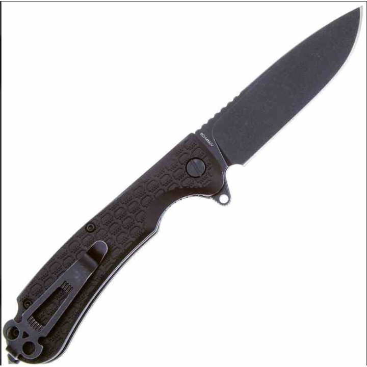 Couteau Daggerr Wocket Black Manche FRN Lame Acier 8Cr14MoV Black Linerlock Clip DGRWKFBKBW - Livraison Gratuite