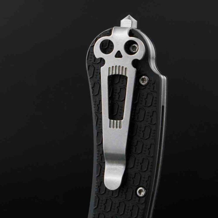 Couteau Daggerr Wocket Black Manche FRN Lame Acier 8Cr14MoV Linerlock Clip DGRWKFBKSW - Livraison Gratuite