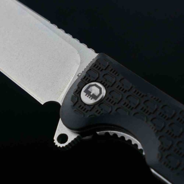 Couteau Daggerr Wocket Black Manche FRN Lame Acier 8Cr14MoV Linerlock Clip DGRWKFBKSW - Livraison Gratuite