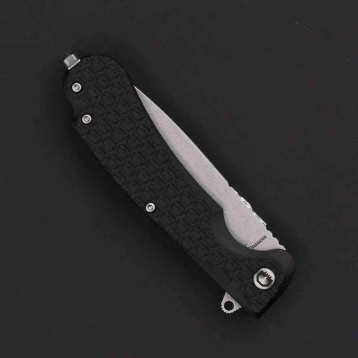 Couteau Daggerr Wocket Black Manche FRN Lame Acier 8Cr14MoV Linerlock Clip DGRWKFBKSW - Livraison Gratuite