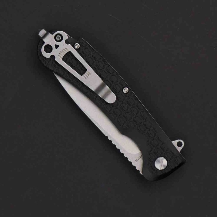 Couteau Daggerr Wocket Black Manche FRN Lame Acier 8Cr14MoV Linerlock Clip DGRWKFBKSW - Livraison Gratuite