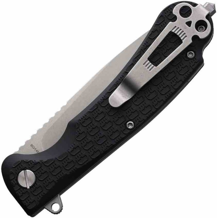 Couteau Daggerr Wocket Black Manche FRN Lame Acier 8Cr14MoV Linerlock Clip DGRWKFBKSW - Livraison Gratuite