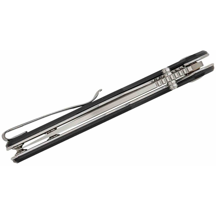 Couteau Sencut Praktisk Black Manche G10 Lame Acier 9Cr18MoV IKBS Linerlock Clip S240191 - Livraison Gratuite