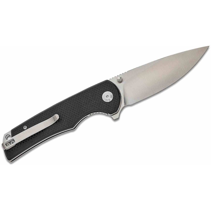Couteau Sencut Praktisk Black Manche G10 Lame Acier 9Cr18MoV IKBS Linerlock Clip S240191 - Livraison Gratuite