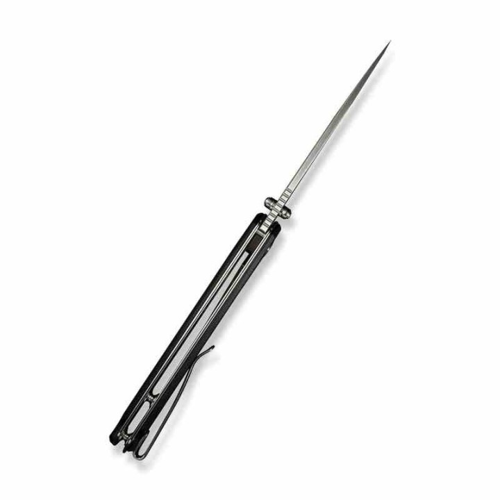 Couteau Sencut Praktisk Black Manche G10 Lame Acier 9Cr18MoV IKBS Linerlock Clip S240191 - Livraison Gratuite