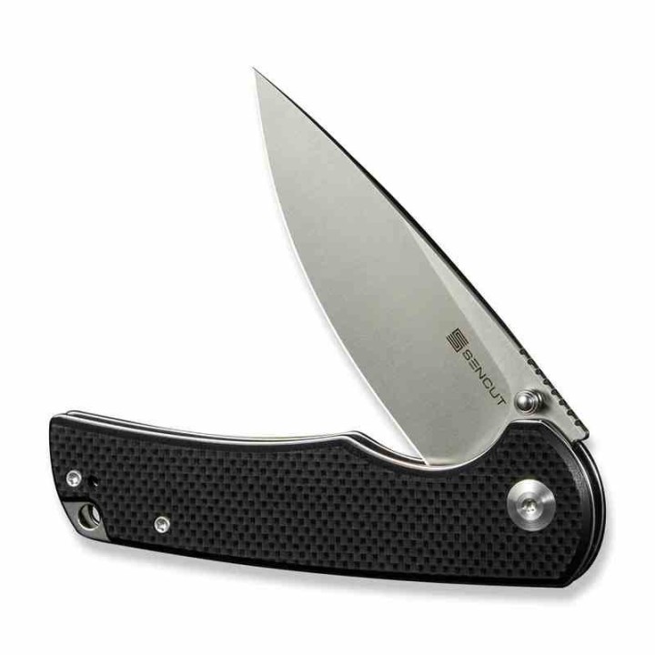 Couteau Sencut Praktisk Black Manche G10 Lame Acier 9Cr18MoV IKBS Linerlock Clip S240191 - Livraison Gratuite