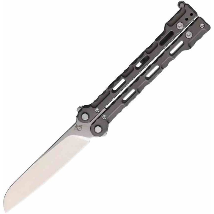Couteau Papillon Mantis Bali Song Dexter Warn Lame Acier 154CM Manche Titane Made USA MAN8055 - Livraison Gratuite