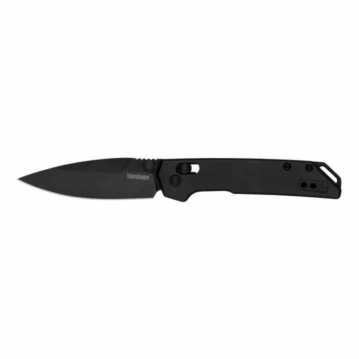Couteau Kershaw Mini Iridium Black Lame Acier D2 Manche Alum KVT Clip AXIS/Crossbar Lock KS2051BLK - Livraison Gratuite