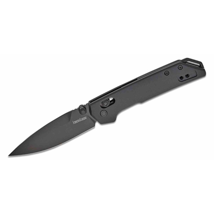 Couteau Kershaw Mini Iridium Black Lame Acier D2 Manche Alum KVT Clip AXIS/Crossbar Lock KS2051BLK - Livraison Gratuite
