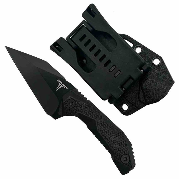 Couteau Takumitak SPARKY Black Lame Acier 3Cr13 Manche & Etui FRN TKF3S09 - Livraison Gratuite