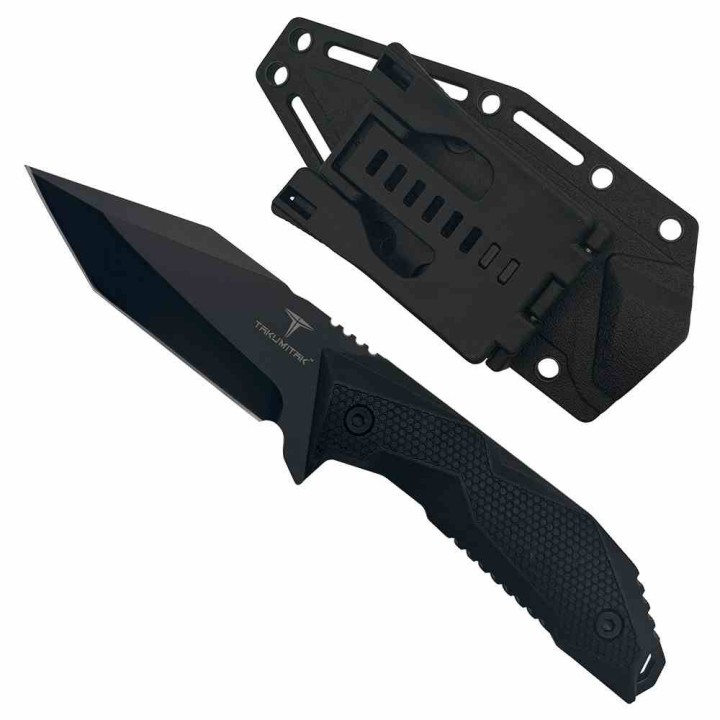 Couteau Takumitak Terminal Lame Tanto Acier 3Cr13 Manche & Etui FRN TKF320 - Livraison Gratuite