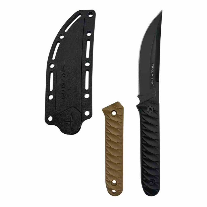 Mini Katana Takumitac Ninja Lame Trailing Point Acier 3Cr13 Manche & Etui FRN TKF313 - Livraison Gratuite