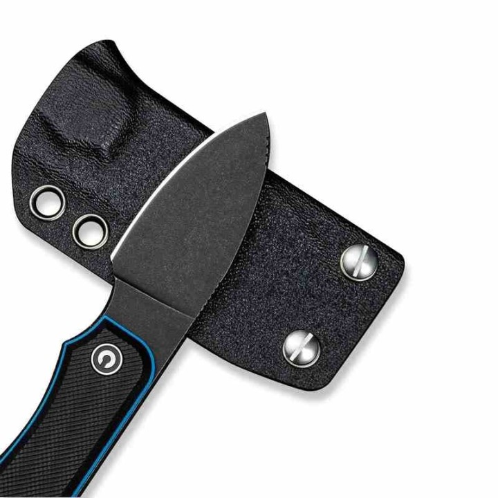 Couteau de Cou CIVIVI Baby Banter Black Lame Acier Nitro-V Manche G10 Etui Kydex CIVC230451 - Livraison Gratuite