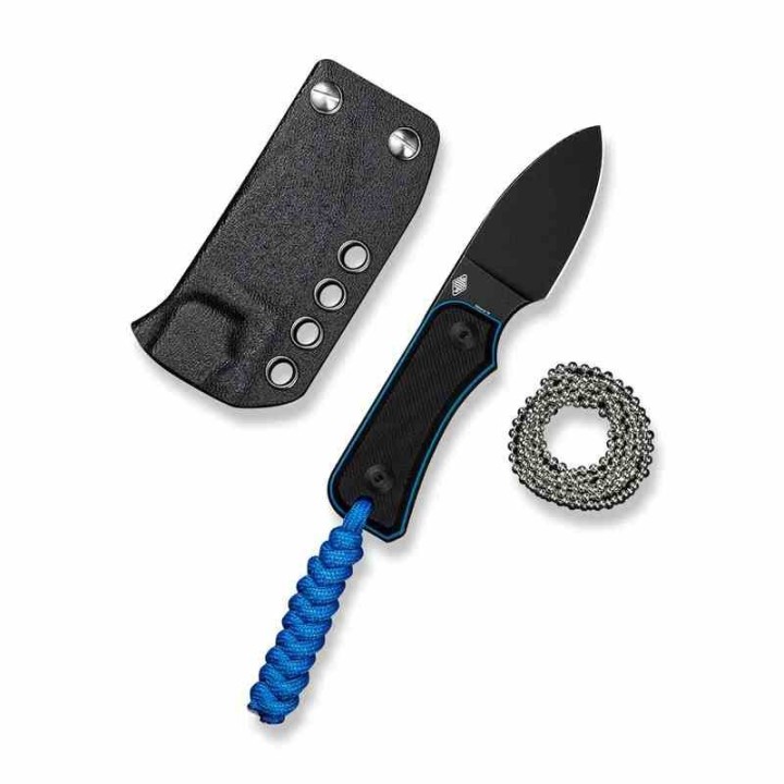 Couteau de Cou CIVIVI Baby Banter Black Lame Acier Nitro-V Manche G10 Etui Kydex CIVC230451 - Livraison Gratuite