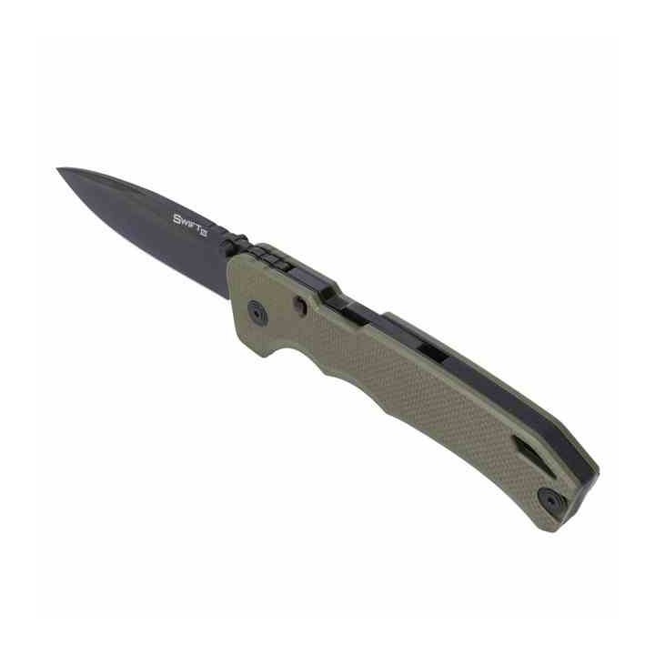 Couteau Cold Steel Swift III A/O Lame Acier CPM-M4 Black Manche FDE G10 Clip ATLAS Lock CSFL40AT - Livraison Gratuite