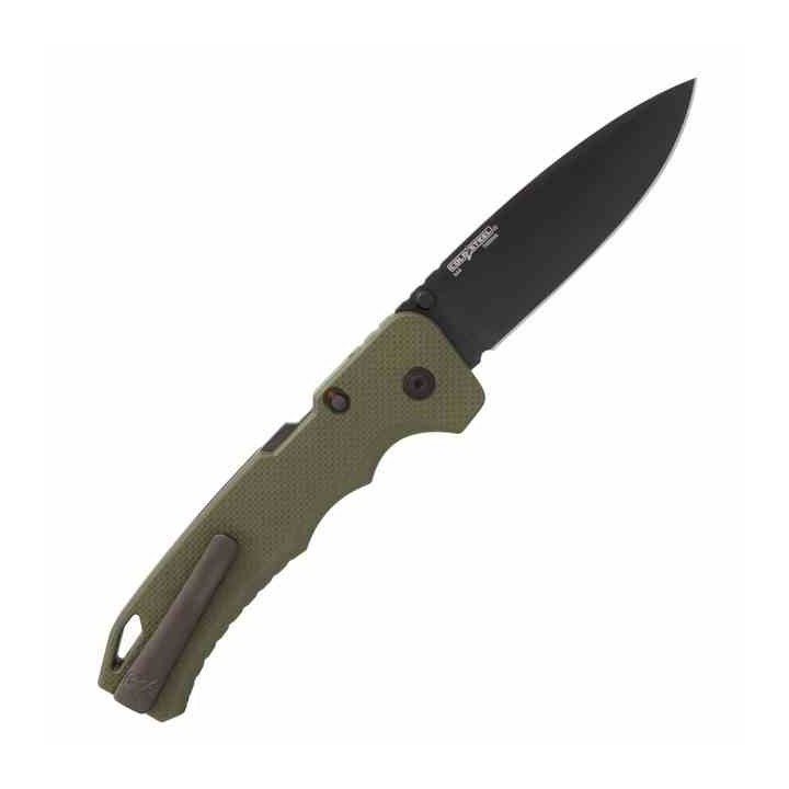 Couteau Cold Steel Swift III A/O Lame Acier CPM-M4 Black Manche FDE G10 Clip ATLAS Lock CSFL40AT - Livraison Gratuite