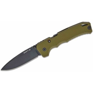 Couteau Cold Steel Swift III A/O Lame Acier CPM-M4 Black Manche FDE G10 Clip ATLAS Lock CSFL40AT - Livraison Gratuite
