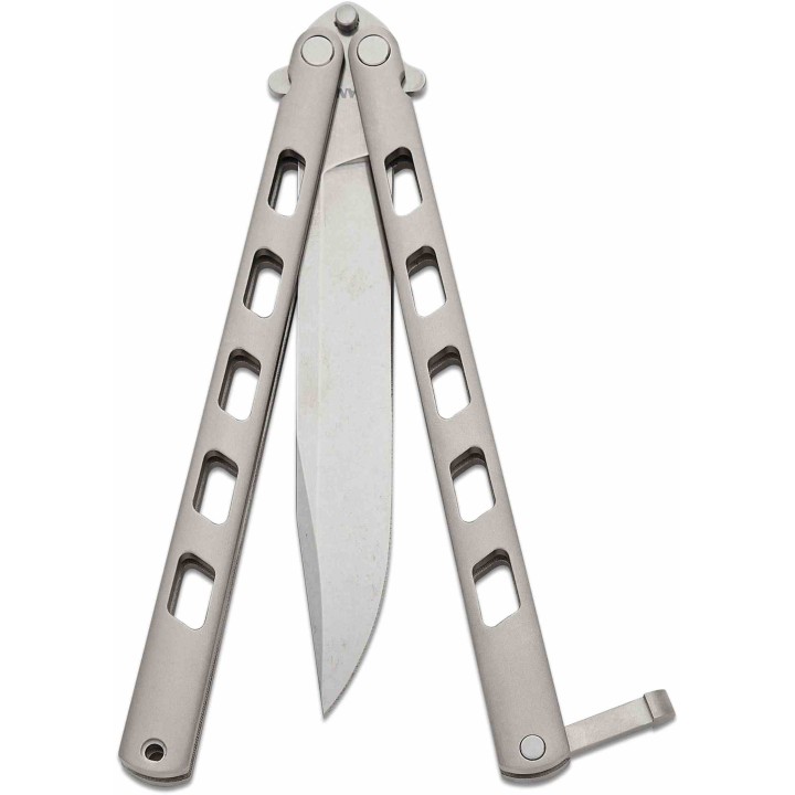 Couteau Balisong Cold Steel Arc Angel Butterfly Lame Acier S35VN Clip Point Manche Alu USA CSFL43ARC - Livraison Gratuite