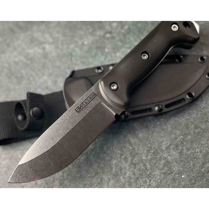 Couteau Becker Campanion KA-BAR BK82 CPM-MagnaCut Manche Zytel Etui Plastique Made USA BKR82 - Livraison Gratuite