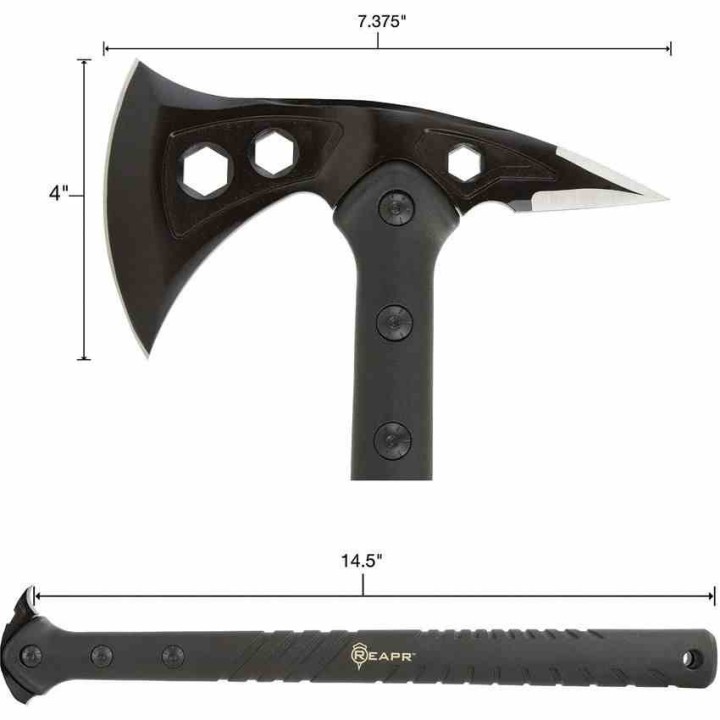 Hache Reapr Tac Hawk Tomahawk Lame Acier 2Cr13 Manche Nylon Etui Nylon SHF11000 - Livraison Gratuite