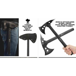 Hache Reapr Tac Hawk Tomahawk Lame Acier 2Cr13 Manche Nylon Etui Nylon SHF11000 - Livraison Gratuite