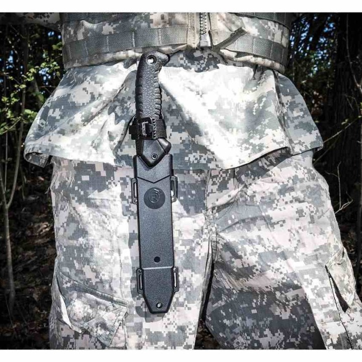 Couteau de Survie REAPR Tac Bowie Lame Acier 420 Manche TPR Etui Molded SHF11001  - Livraison Gratuite