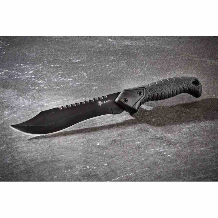 Couteau de Survie REAPR Tac Bowie Lame Acier 420 Manche TPR Etui Molded SHF11001  - Livraison Gratuite