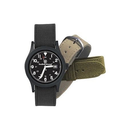 MONTRE SMITH&WESSON BLACK FACE SWW1464BLK MILITARY