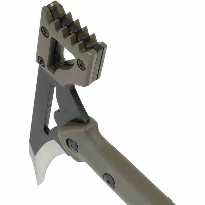Hache Marteau Reapr Battle Hammer Lame Acier 420 Manche FRN OD Green Etui MOLLE SHF11050 - Livraison Gratuite