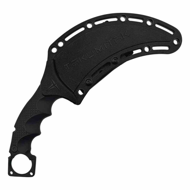 Couteau Karambit Takumitak Midnight Lame Acier 3Cr13 Manche & Etui FRN TKF307 - Livraison Gratuite