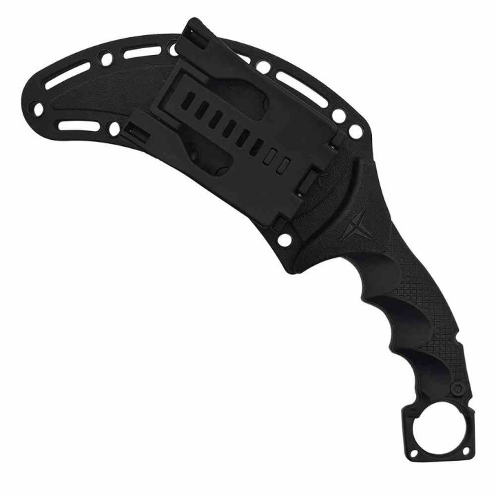 Couteau Karambit Takumitak Midnight Lame Acier 3Cr13 Manche & Etui FRN TKF307 - Livraison Gratuite