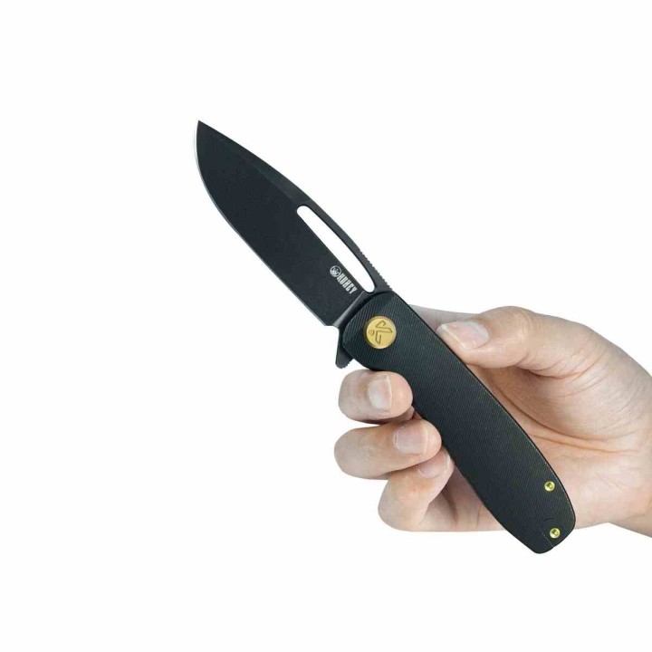 Couteau Kubey Supercell Black Manche Titane Lame Blackwash 14C28N IKBS Linerlock Clip KUB353D - Livraison Gratuite