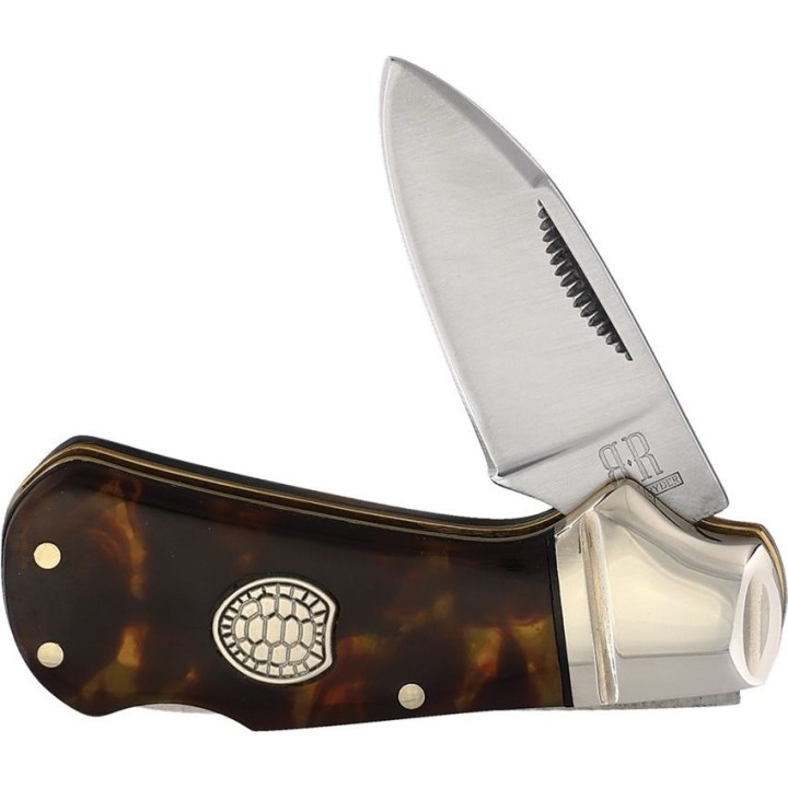 Couteau Pliant Rough Ryder Cub Imitation Tortoise Cub Lame Acier 440 Lockback RR2441 - Livraison Gratuite