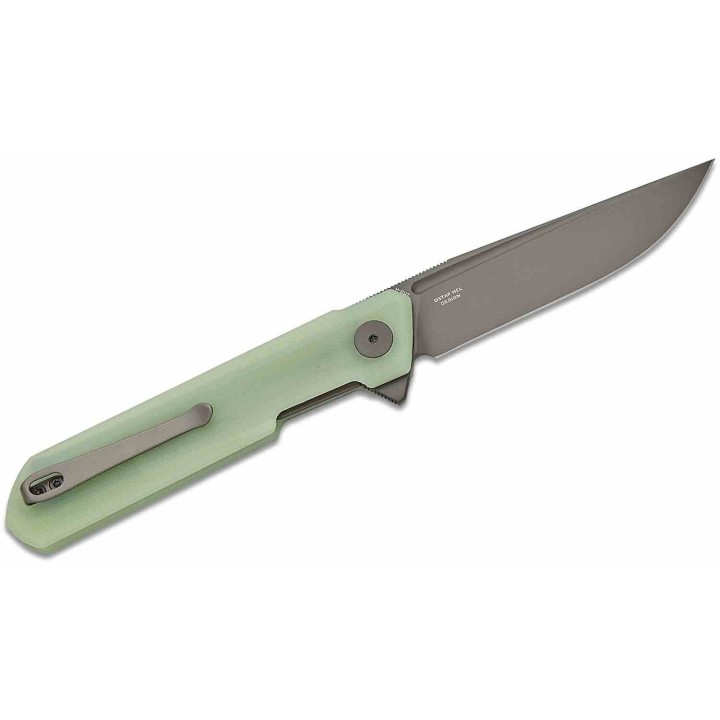 Couteau Bestechman Dundee Jade Manche G10 Lame Acier MagnaCut Clip Point Liner Lock Clip BTKMK01U - Livraison Gratuite