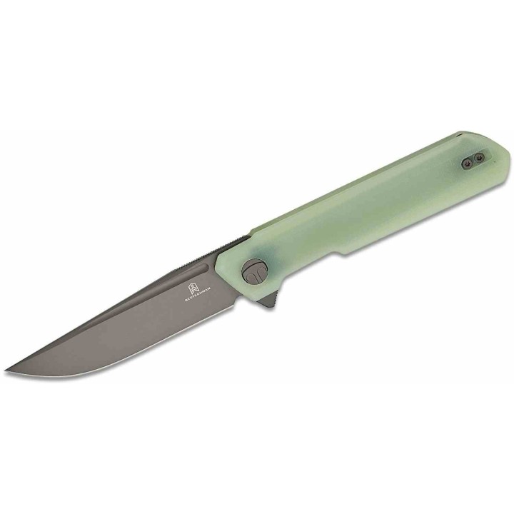 Couteau Bestechman Dundee Jade Manche G10 Lame Acier MagnaCut Clip Point Liner Lock Clip BTKMK01U - Livraison Gratuite