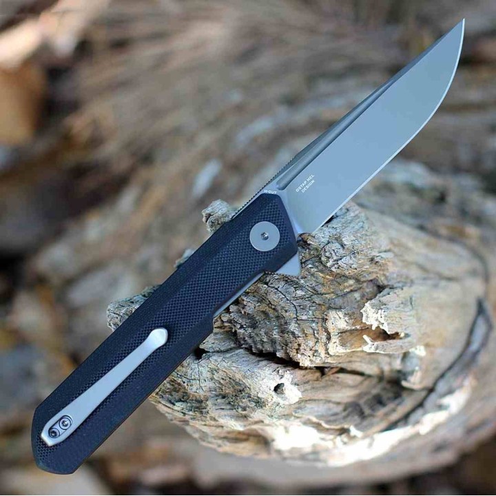 Couteau Bestechman Dundee Black Manche G10 Lame Acier MagnaCut Clip Point Liner Lock Clip BTKMK01T - Livraison Gratuite