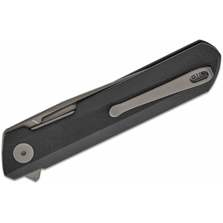 Couteau Bestechman Dundee Black Manche G10 Lame Acier MagnaCut Clip Point Liner Lock Clip BTKMK01T - Livraison Gratuite
