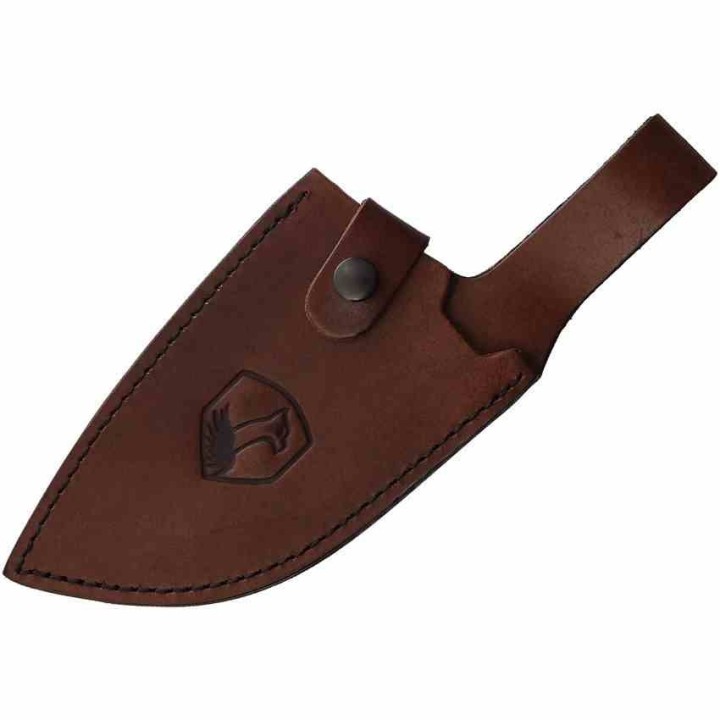 Couteau Condor Serbian Kuvar Cleaver Lame Acier Carbone 1075 Manche Micarta Etui Cuir Salvador CTK500962HC - Livraison Gratuite