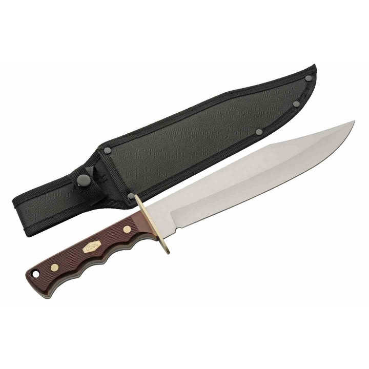 Couteau Rite Edge Rancher Lame Acier Inox Manche POM Etui Nylon CN211634 - Livraison Gratuite