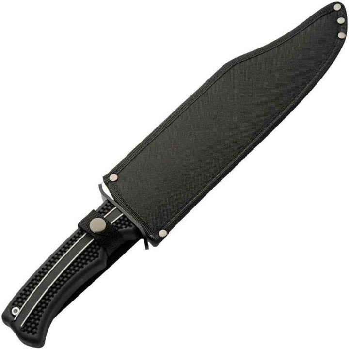 Couteau Rite Edge Raptor Hunter Lame Acier 3Cr13 Sawback Manche ABS Etui Nylon CN211633 - Livraison Gratuite