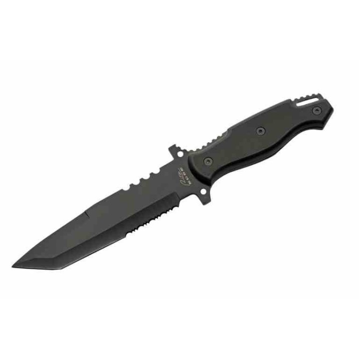 Couteau Tactical Ranger Tanto Lame Acier 3Cr13 Manche Abs Etui Nylon CN211631 - Livraison Gratuite