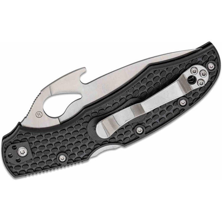 Couteau Spyderco Byrd Cara Cara 2 Emerson Lame Acier 8Cr13MoV Combo Manche FRN Lockback Clip BY03PSBK2W - Livraison Gratuite