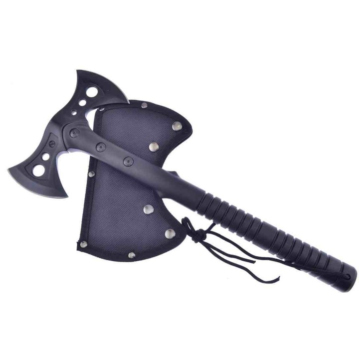 Tomahawk Hache ElitEdge Tactical Axe Lame Acier Inox Manche Nylon Etui Nylon EEAAXE9D - Livraison Gratuite