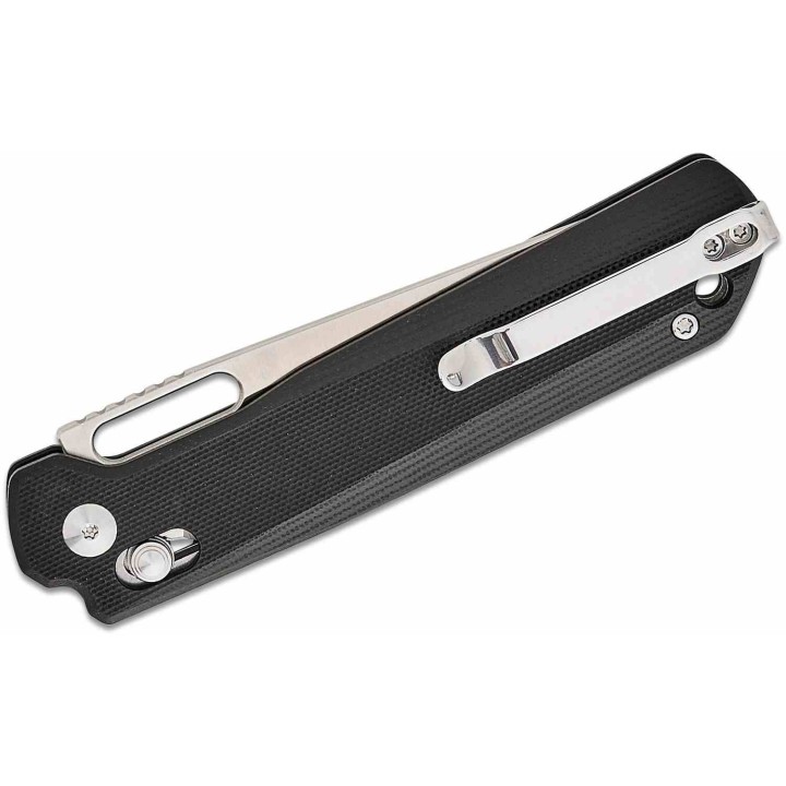 Couteau CJRB Bellona Black Manche G10 Lame Tanto Acier AR-RPM9 IKBS Crossbar Lock Clip J1947BK - Livraison Gratuite