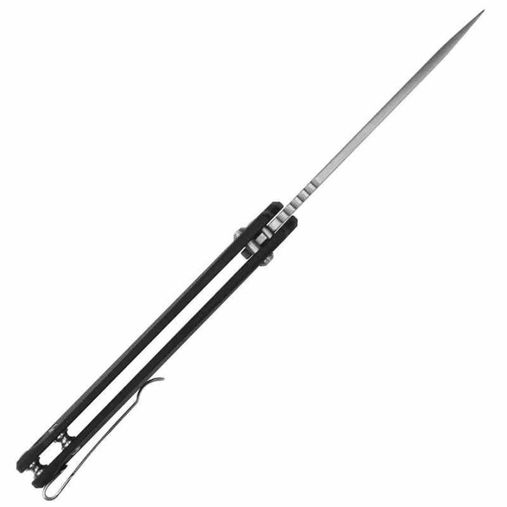 Couteau CJRB Bellona Black Manche G10 Lame Tanto Acier AR-RPM9 IKBS Crossbar Lock Clip J1947BK - Livraison Gratuite