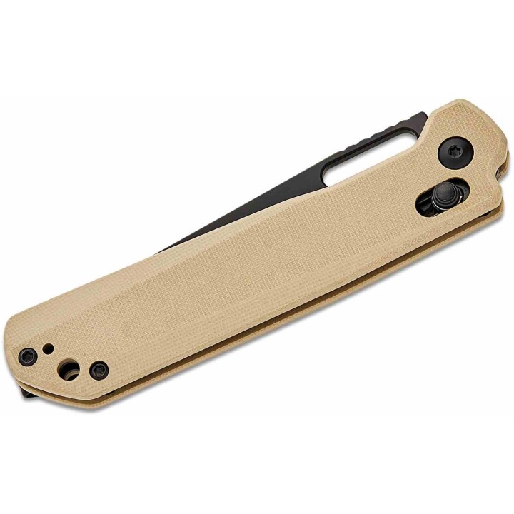 Couteau CJRB Bellona Desert Manche G10 Lame Tanto Acier AR-RPM9 Black IKBS Crossbar Lock Clip J1947BDE - Livraison Gratuite